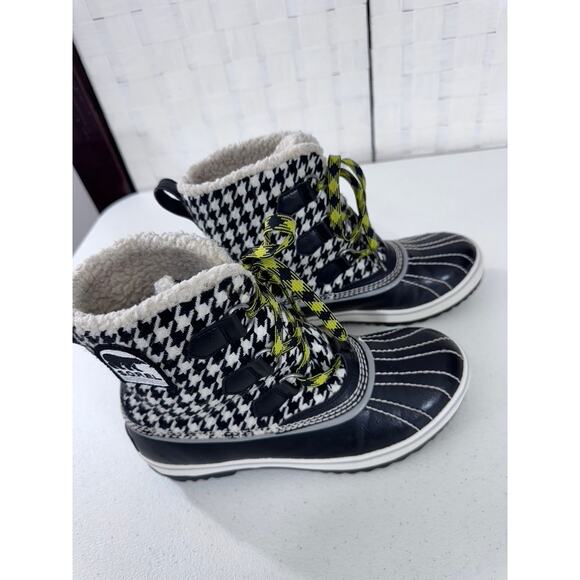 "SOREL" Tivoli, Women's Boots,Houndstooth Plaid, Winter, Waterproof, 7, SEE PICS - Picture 4 of 10